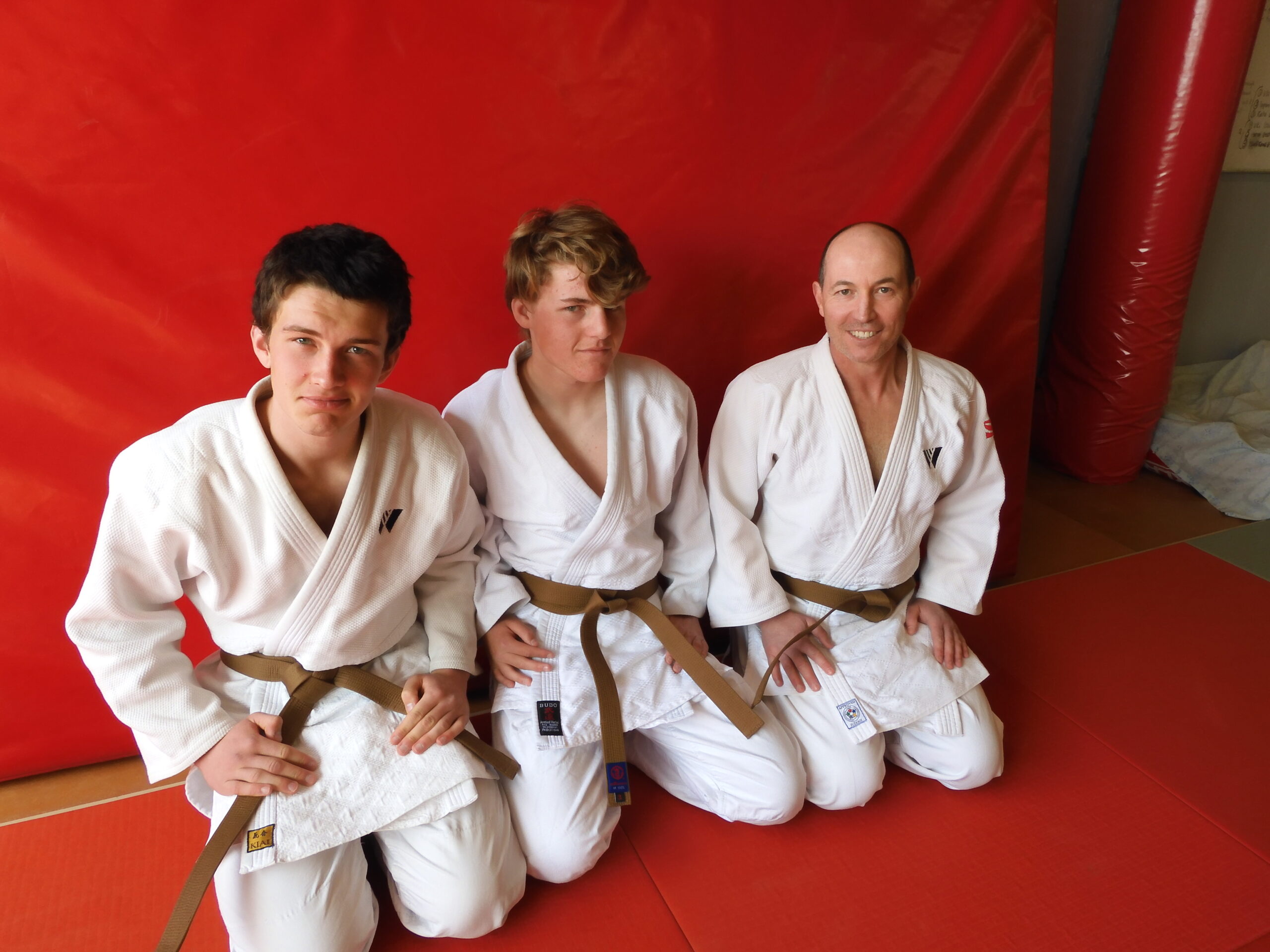 New Brown Belts at the Academy.